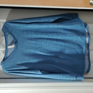 Xhilaration blue sweat shirt, size Large.
